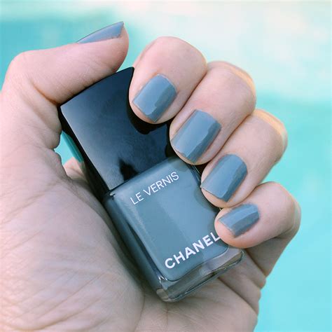 chanel light blue nail polish limited edition|Chanel washed denim nail polish.